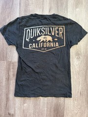 Quiksilver T-shirt Black Small Vintage