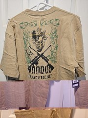 Voodoo Tactical T-Shirt Men’s XL Sand Crossed Rifles Cotton