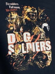Dog Soldiers Horror T-shirt -OFFICIAL (great condition)(MEDIUM see description)