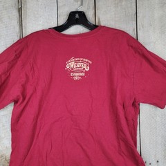 Weaver Leather Graphic T-Shirt Red Men’s Large District Made Workwear Ranch Tee