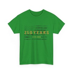 Distressed American Flag 250 Years Tee | 1776-2026 Anniversary Men Funny Tshirt