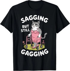 Funny Inappropriate Cat Meme T-Shirt Sarcastic Humor Graphic Tee