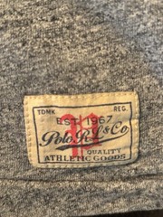 Polo Ralph Lauren Shirt Men’s Medium Heather Gray Classic Slim Fit Athl. Club