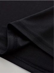 Unisex Crew Neck Casual T-Shirt Comfortable Stretch Fabric Summer Wear♪