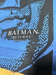 INSANELY RARE VINTAGE 1992 Batman Returns AOP Movie Promo T-Shirt XL/DEAD-STOCK