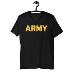ARMY T-Shirt with gold print USA Tee S M L XL 2XL 3XL 4XL 5XL