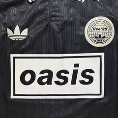Adidas Oasis Live 25 Jersey Size Medium Black White Soccer Shirt Band Merch NEW