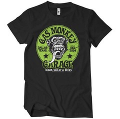 Gas Monkey Garage – Green Logo T-Shirt -Cool Gas Monkey Garage T-shirt