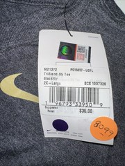 NWT Nike x UCF Knights Football Men’s 2XL Tri-blend Poly Blend T-Shirt $35