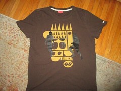 TUNISIA 1965 PUMA T SHIRT Sport Athletic All Africa Games Brazzaville Congo LG
