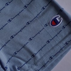 Champion Men’s Blue Sportstyle Logo Cotton T-Shirt