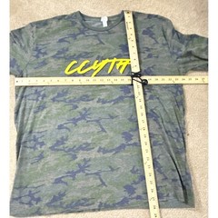 LAT Athletic Apparel Mens 2XL Camouflage Graphic T Shirt Christ Chapel Community