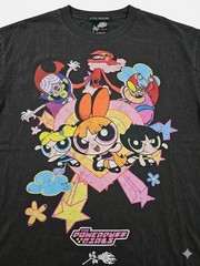 Civil Regime x The Powerpuff Girls Men’s Black Graphic Print Crewneck Tee XXL
