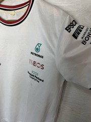 Mercedes Benz Petronas AMG Motorsports F1 Racing White T-Shirt