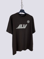 Louis Vuitton LV Print Washed Short Sleeve Cotton Crewneck T-Shirt Brown Size L