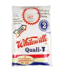 WHITESVILLE 2-PACK T-SHIRT – White, Black, Navy, Gray [ WV73544 ] Made in Japan