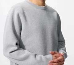 UNISEX Wear UNIQLO Machine-Washable Milano Ribbed Sweater Stretchy Knit