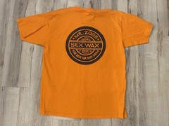 Vintage 2000s Y2K Mr. Zogs Sex Wax Surf Board Surfing Orange Cotton T-shirt XL