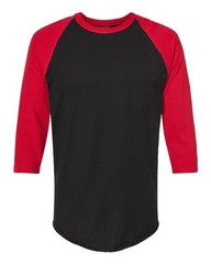 Tultex Unisex Fine Jersey Raglan T-Shirt 245
