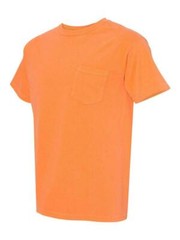 COMFORT COLORS 6030 Adult Pocket Tee – 3 First Quality Shirts – Assorted Colors