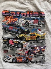 Vintage 1996 Carolina Bad Boyz Dirt Track Racing T Shirt Large NASCAR Racing