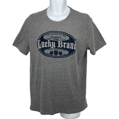 Lucky Brand TOO TOUGH TO DIE T-Shirt/ Men’s (M) Gray Poly Tri-Blend