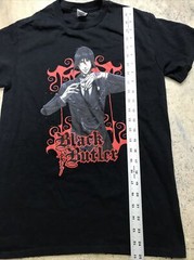 Black Butler Shirt Adult Small Black Short Sleeve Manga Anime Tee – Fast Ship!