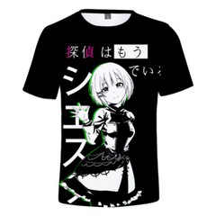Anime la detective esta muerts Siesta T-shirt Unisex Adult Teen Sports Shirt