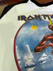 Iron Maiden European Tour 1988 Seventh Son of a Seventh Son Raglan S to 3XL
